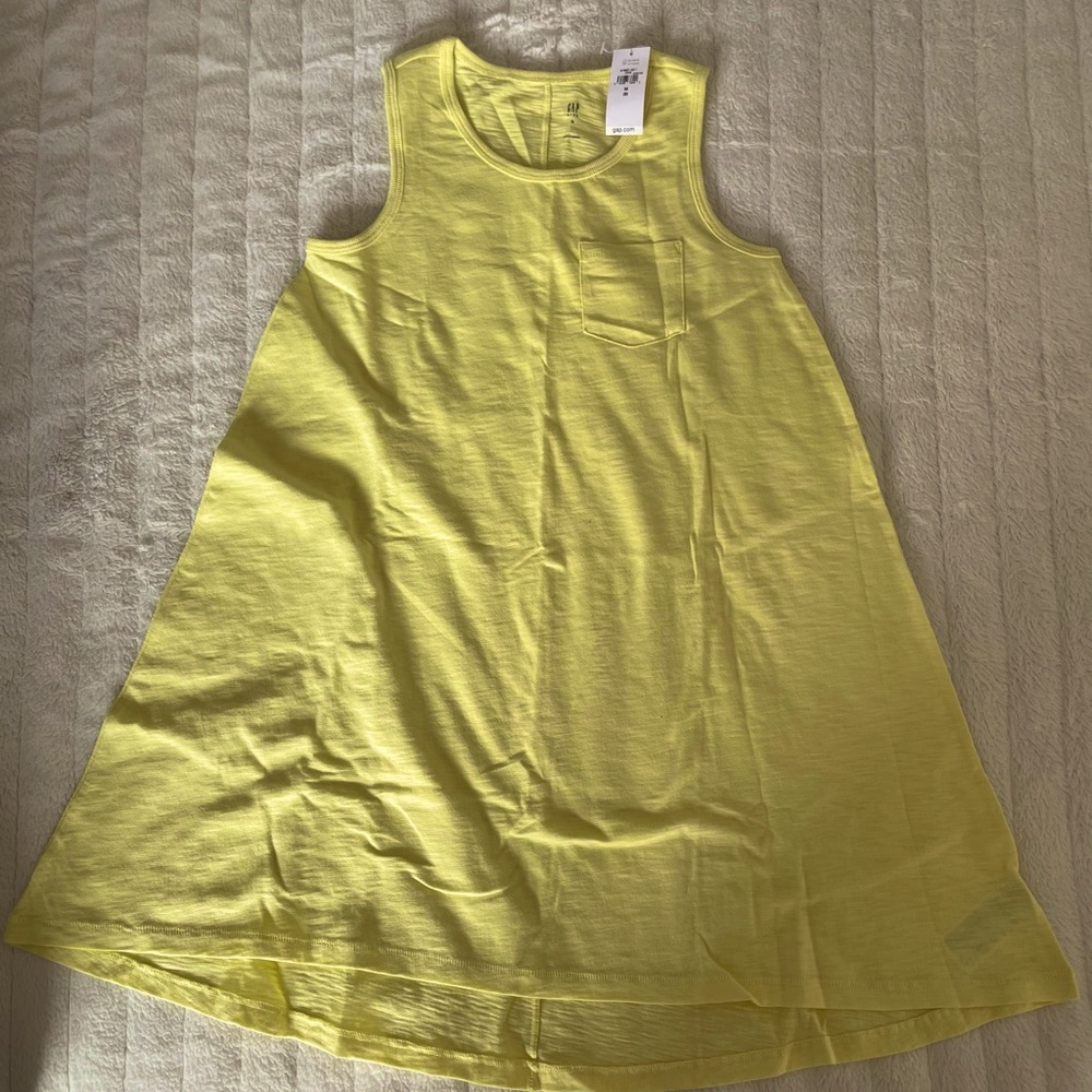 Yellow tank dress